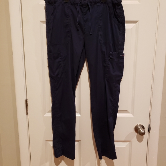 Koi Stretch Navy Lindsey Cargo Scrubs, Size L (Regular) - Picture 5 of 12
